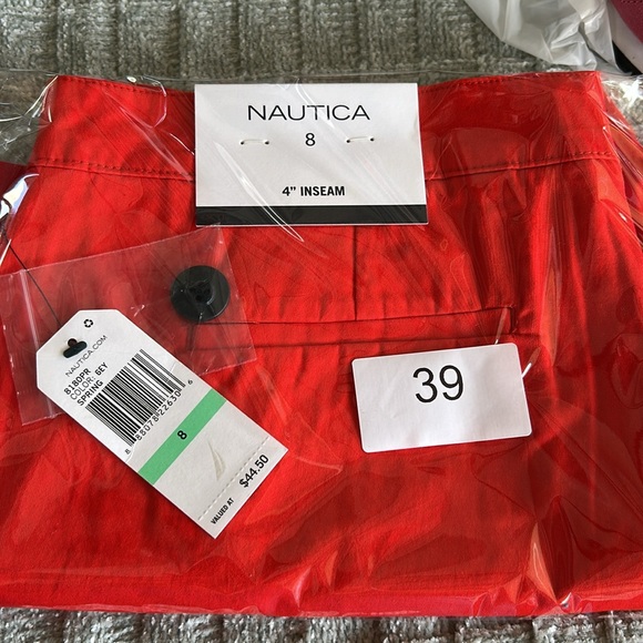 Nautica Orange High Waist Shorts - Picture 14 of 14